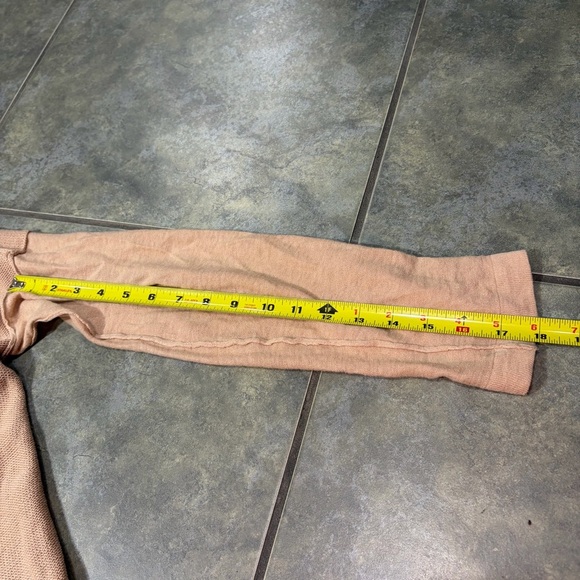 Brochu Walker Women's Beige Linen Blend Open Waterfall Cardigan Sz L Luxury EUC - Picture 8 of 10